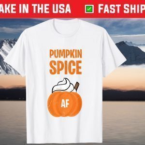 Pumpkin Spice AF Husband Halloween Costume T-Shirt