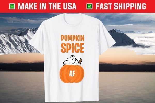 Pumpkin Spice AF Husband Halloween Costume T-Shirt