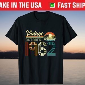 Retro October 1962 59th Birthday T-Shirt