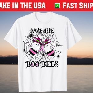 Save The Boo Bees Breast Cancer Awareness Halloween T-Shirt