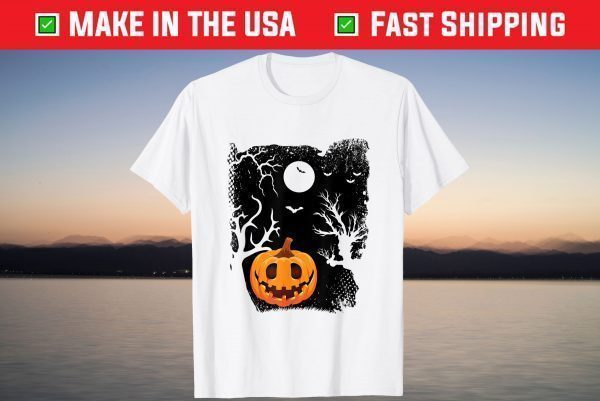 Scary Halloween Pumpkin T-Shirt