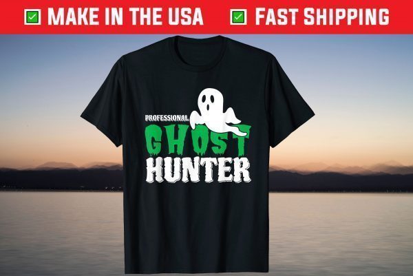 Scary Spirit Spooky Professional Ghost Hunter Halloween T-Shirt