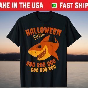 Shark Halloween Boo Boo Boo Cute Costume T-Shirt