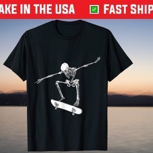 Skateboarding Skeleton T-Shirt