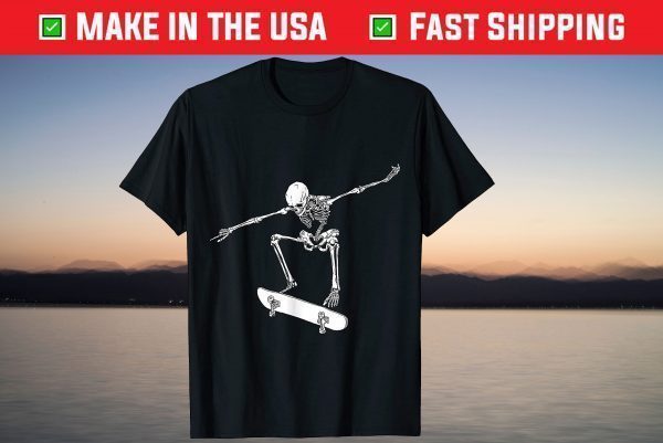 Skateboarding Skeleton T-Shirt