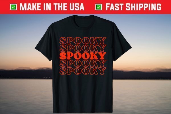 Spooky Pumpkin October Halloween Party Costume Scary T-Shirt