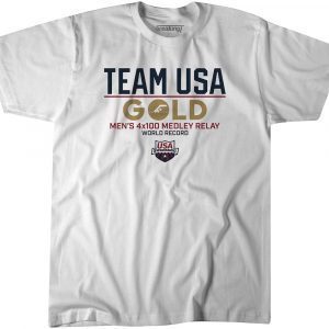 Team USA Gold: Men's 4x100 Medley Relay 2021 T-Shirt