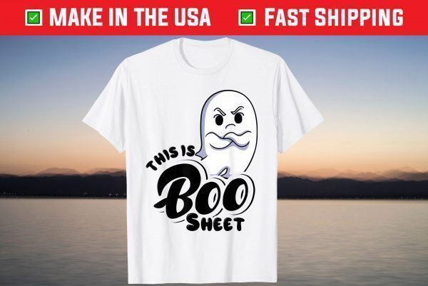 This Is Boo Sheet Boos Ghost Halloween T-Shirt