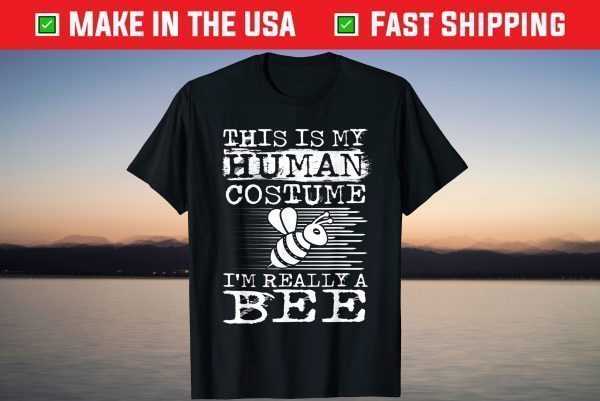 This Is my Human Costume I'm Really a Bee Halloween T-Shirt