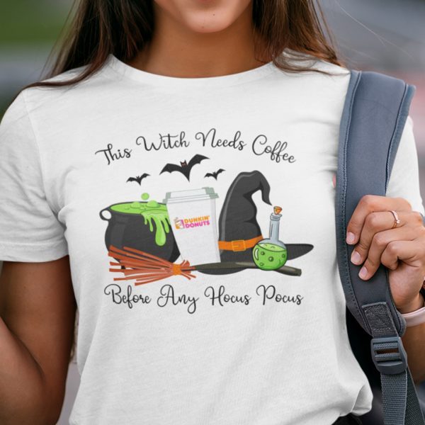 This Witch Needs Coffee Before Any Hocus Pocus US 2021 Shirt