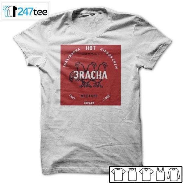 Threeracha Hot Hiphop Crew 3racha Mix Tape Official Shirt