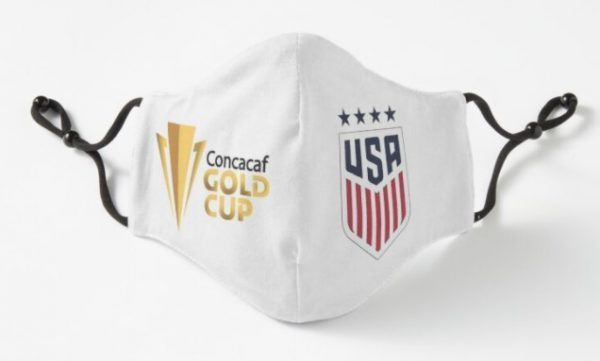 Usa Soccer Team Champs Gold Cup 2021 Face Mask