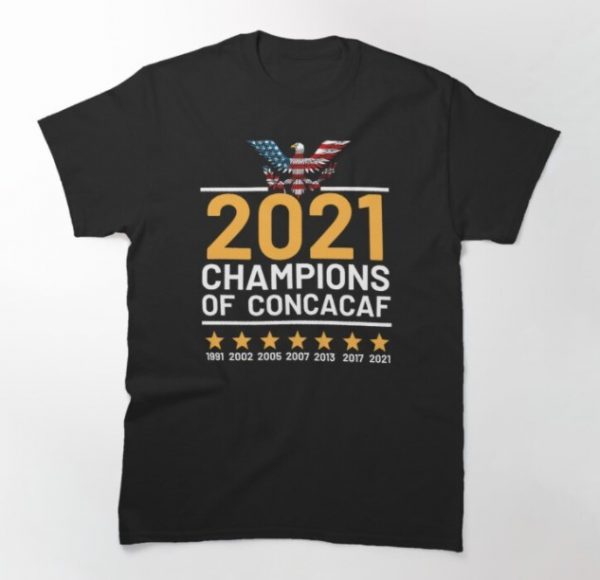 Usa Soccer Team Champions Concacaf Gold Cup 2021 limited Shirt