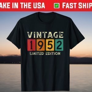 Vintage 1952 Limited Edition 69th Birthday T-Shirt