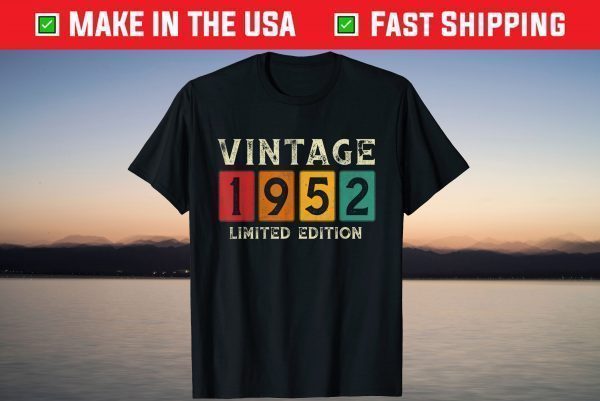 Vintage 1952 Limited Edition 69th Birthday T-Shirt