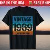 Vintage 1969 Born in 1969 52nd Birthday 52 Years Old T-Shirt