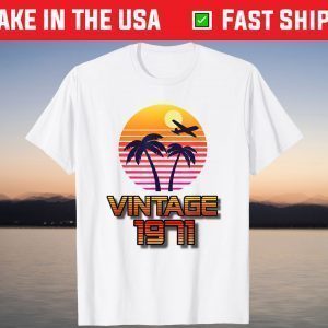 Vintage 1971 50th Birthday 50 Years Old T-Shirt