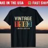 Vintage 1983 Limited Edition 38th Birthday 38 Years Old T-Shirt