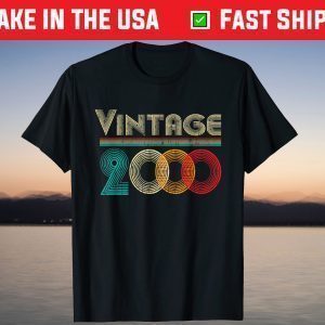 Vintage 2000 21st Birthday 21 Years Old T-Shirt