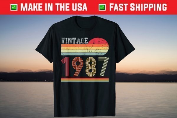 Vintage 80's Birthday 1987 Shirt