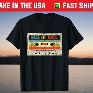 Vintage Best Of 1995 Cassette Tape 26th Birthday Shirt