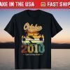 Vintage Born In October 2010 11th Birthday 11 Years Old T-Shirt