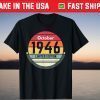 Vintage October 1946 75th Birthday 75 Years Old Tee Shirt