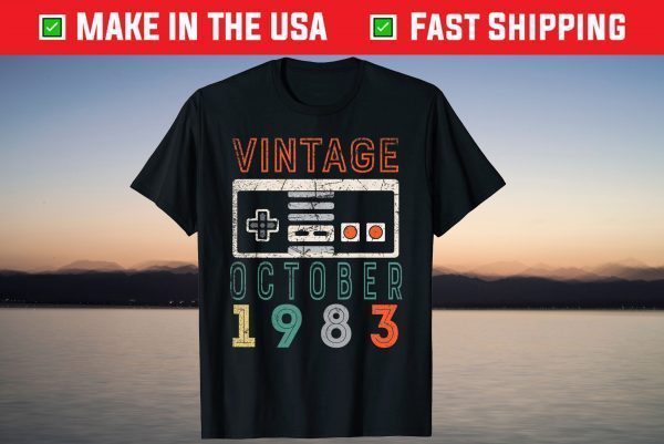 Vintage October 1983 38th Birthday 38 Year Old Tee Shirt