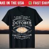 Vintage October 1984 Birthday 37 Years Old Tee Shirt