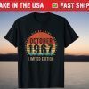 Vintage Retro Born in October 1967 54th Birthday Unisex Shirt