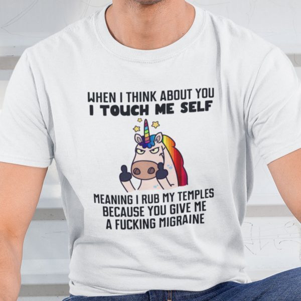When I Think About You I Touch Myself Unicorn Us 2021 Shirt