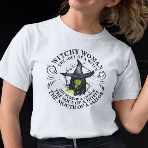 Witchy Woman The Soul Of A Witch Halloween Tee Shirt