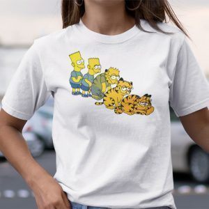 Bart To Garfield Animorph Limited Shirt