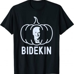 Bidekin Joe Biden Pumpkin Face Halloween 2021 Shirt