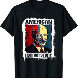 Biden Horror American Zombie Story Halloween T-Shirt