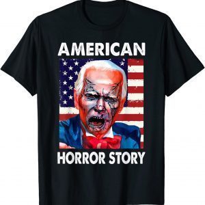 Biden Horror American Zombie Story Halloween Flag 2021 Shirt