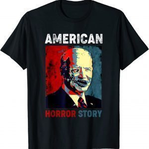 Biden Horror American Zombie Story Halloween Tee Shirt