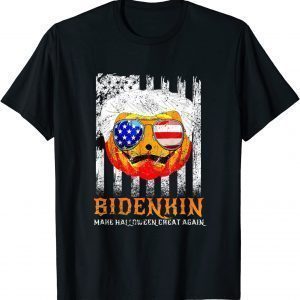 Biden Pumpkin Make Halloween Great Again Bidenkin USA 2021 Shirt