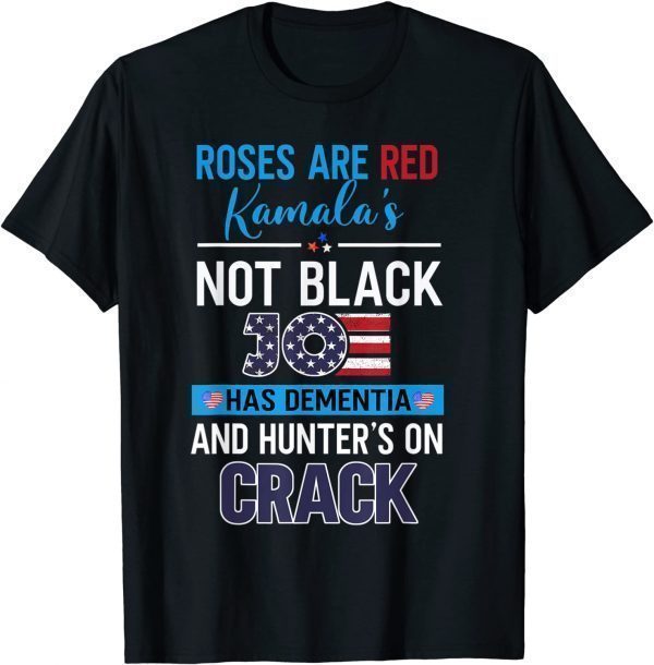 Biden Roses Are Red Kamalas Not Black Joe 2021 Shirt