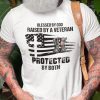 Blessed By God Raised By A Veteran Protected By Both Limited Shirt