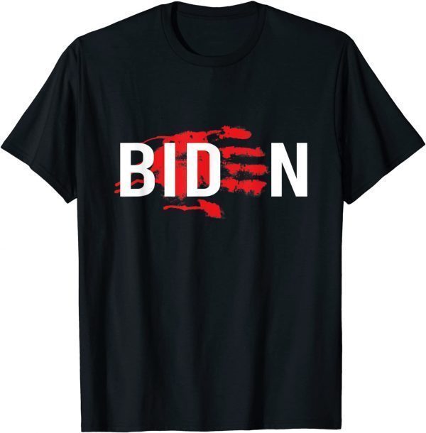 Blood On His Hands Biden Bring Trump Back Classic T-Shirt