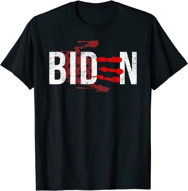 Blood On His Hands Biden Bring Trump Back 2021 Shirt