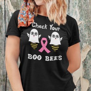 Check Your Boo Bees Halloween Breast Cancer Awareness 2021 Shirt