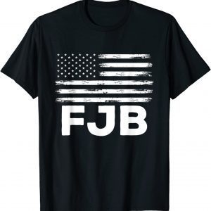 FJB Pro America US Distressed Flag F Biden FJB 2021 Shirt