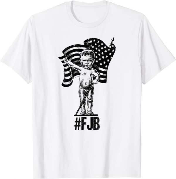 FJB Pro America US Distressed Flag F Biden FJB Gift Shirt