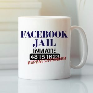 Facebook Jail Coffee Mug Souvenir