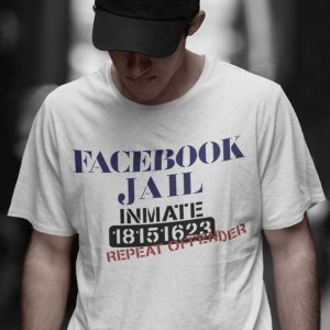 Facebook Jail Inmate 18151623 Repeat Offender Limited Shirt
