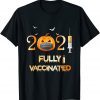 Fully Vaccinated 2021 Funny Pumpkin Mask Costume Halloween Classic Shirt