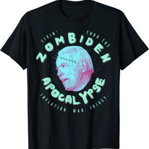 Biden Livin' Thru the Zombiden Apocalypse Unisex T-Shirt