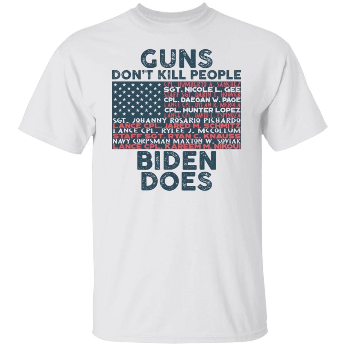 Guns Don’t Kill People Biden Does 2021 ShirtGuns Don’t Kill People Biden Does 2021 Shirt
